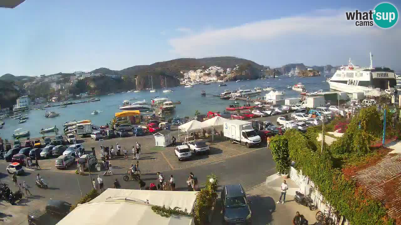 Webcam du port de Ponza – Île de Ponza