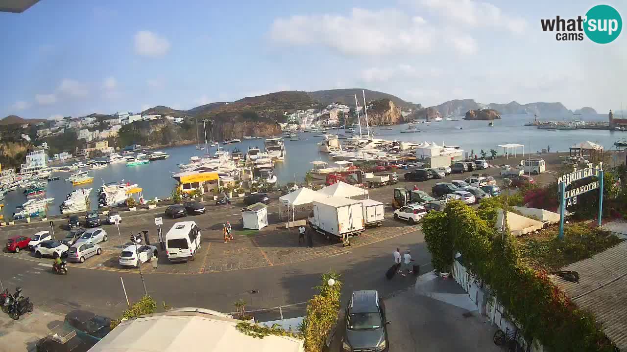 Insel Ponza Hafen webcam – Italien
