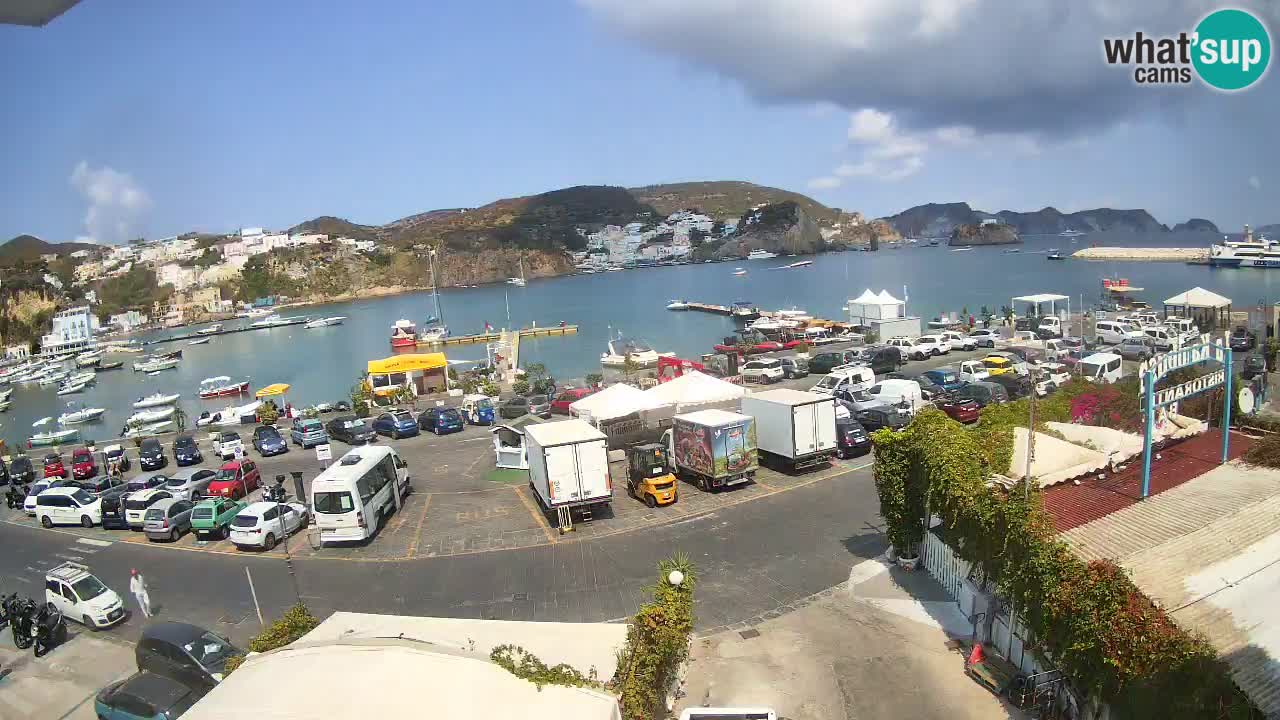 Insel Ponza Hafen webcam – Italien