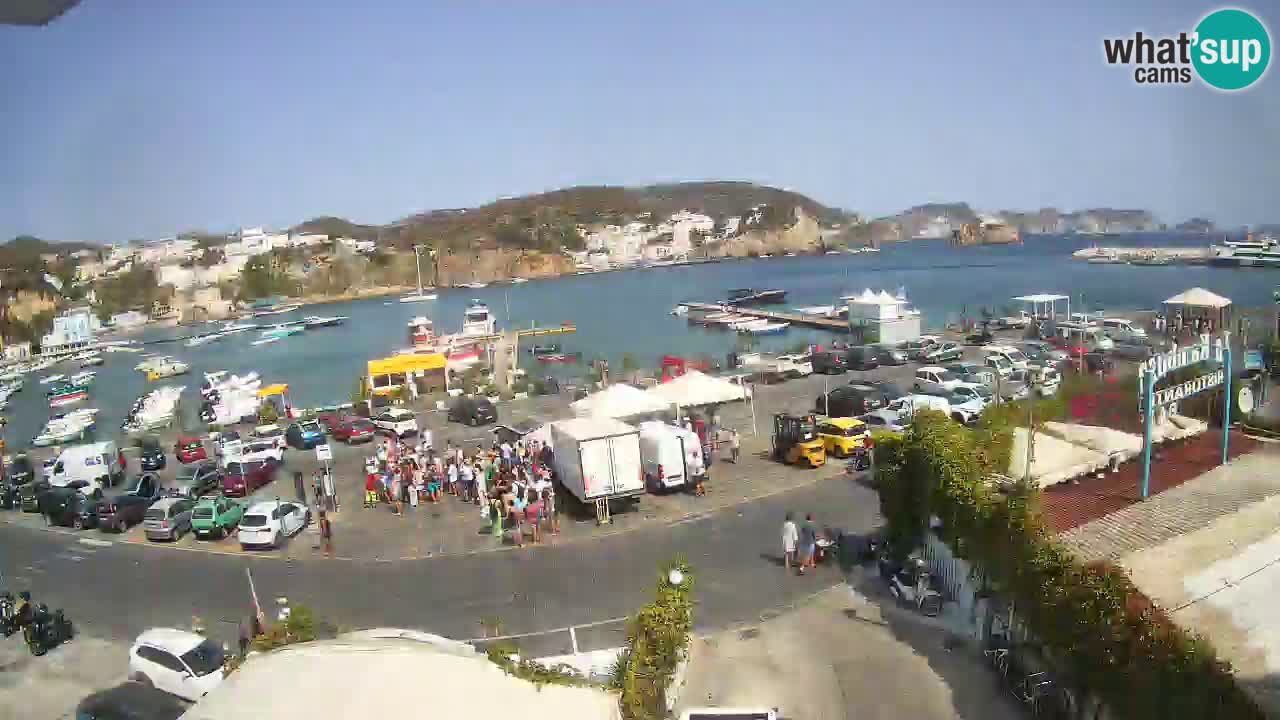 Insel Ponza Hafen webcam – Italien