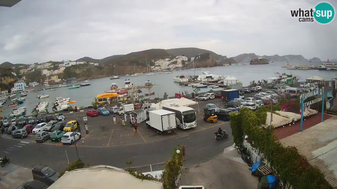 Insel Ponza Hafen webcam – Italien