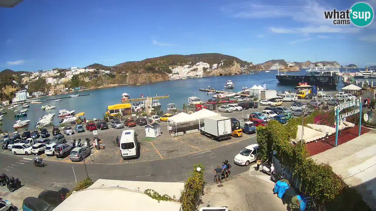Insel Ponza Hafen webcam – Italien