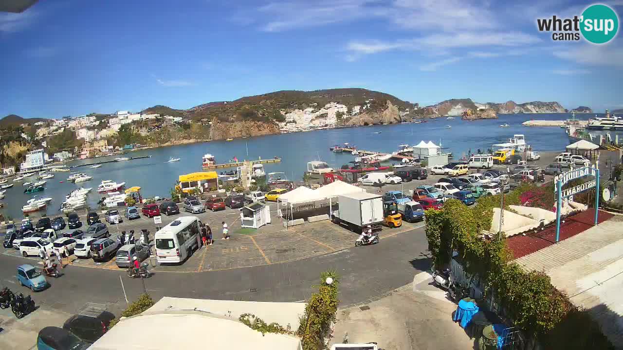 Insel Ponza Hafen webcam – Italien