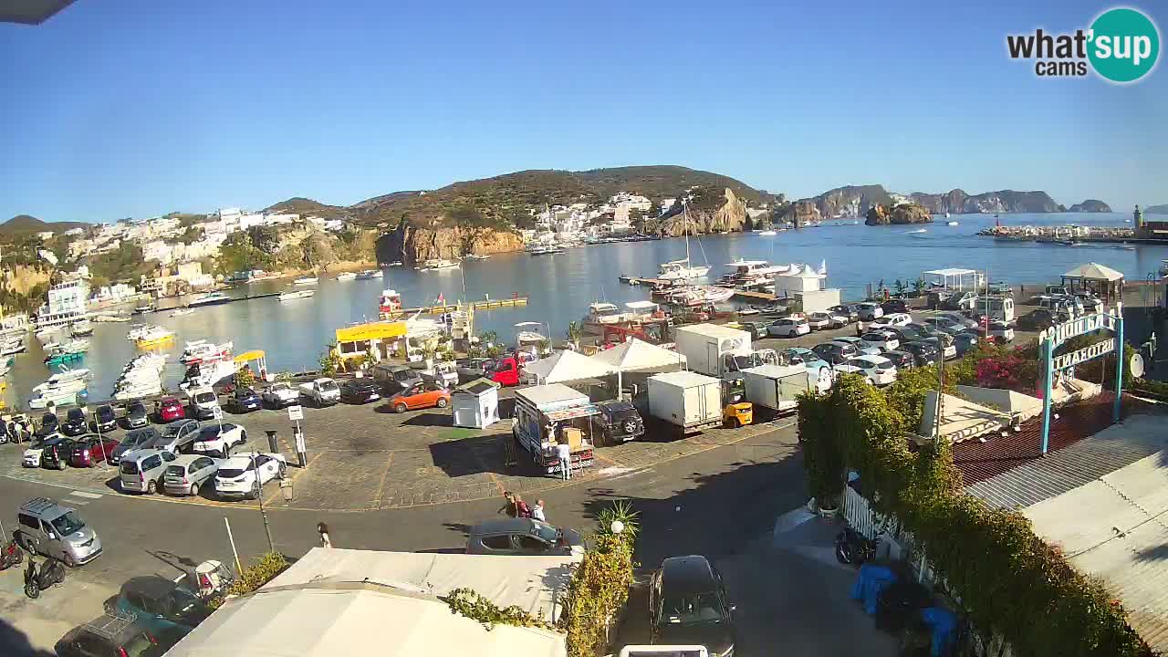 Insel Ponza Hafen webcam – Italien