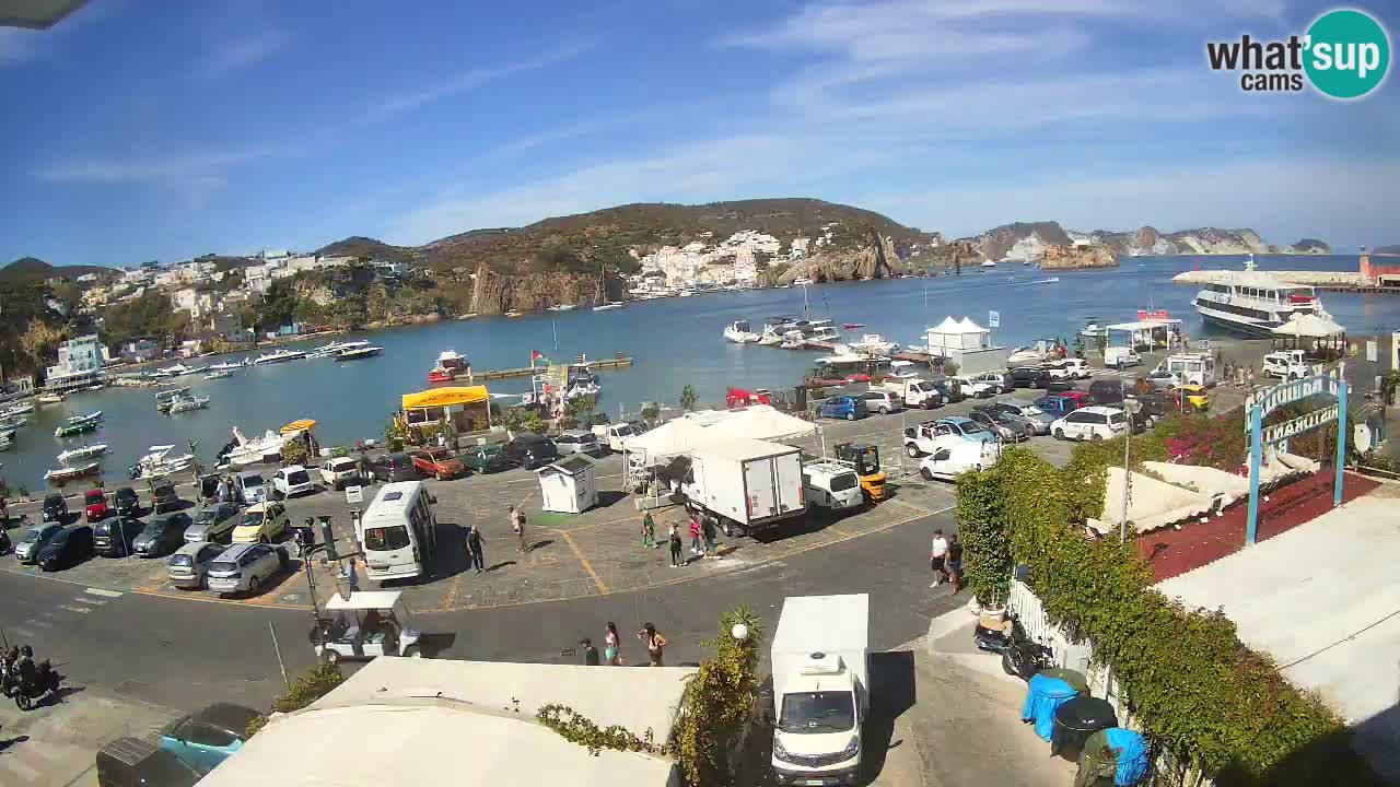 Insel Ponza Hafen webcam – Italien