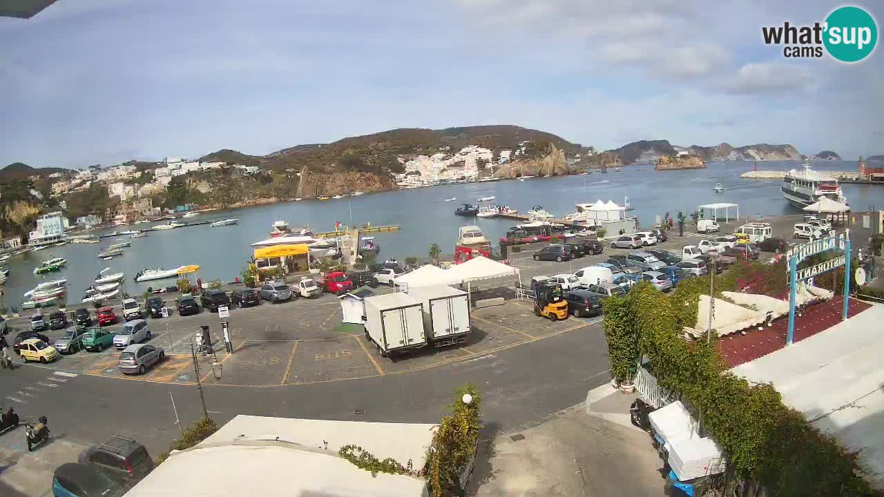 Insel Ponza Hafen webcam – Italien
