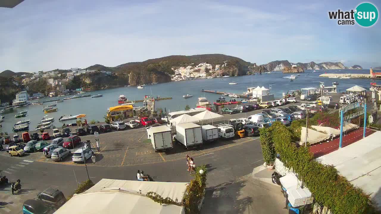 Insel Ponza Hafen webcam – Italien