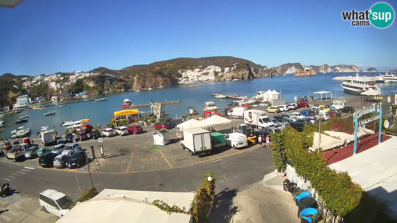 Webcam du port de Ponza – Île de Ponza