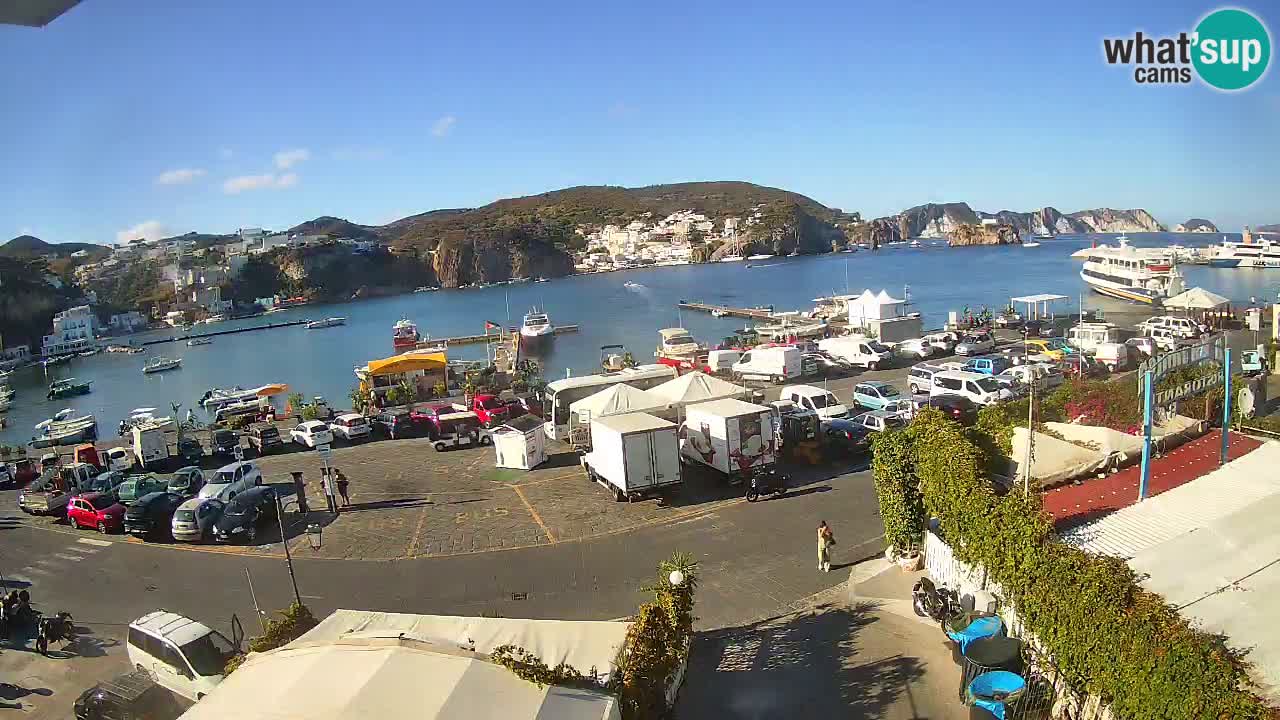 Webcam du port de Ponza – Île de Ponza