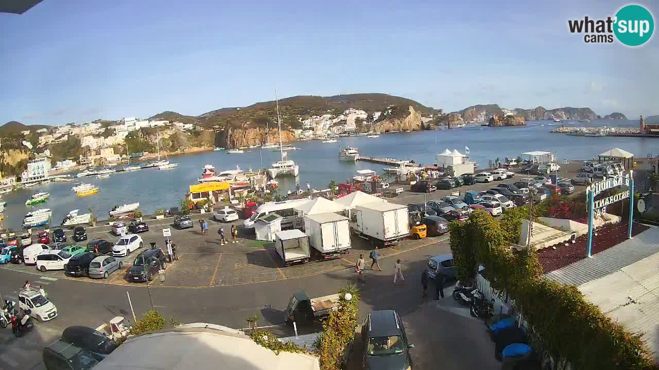 Webcam du port de Ponza – Île de Ponza