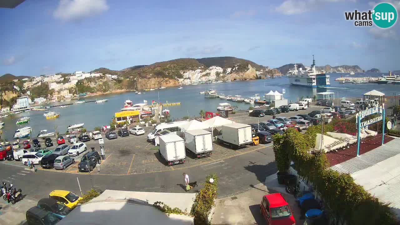 Webcam du port de Ponza – Île de Ponza