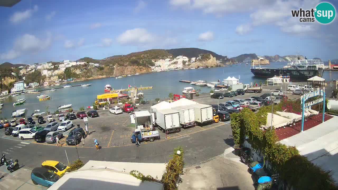 Insel Ponza Hafen webcam – Italien