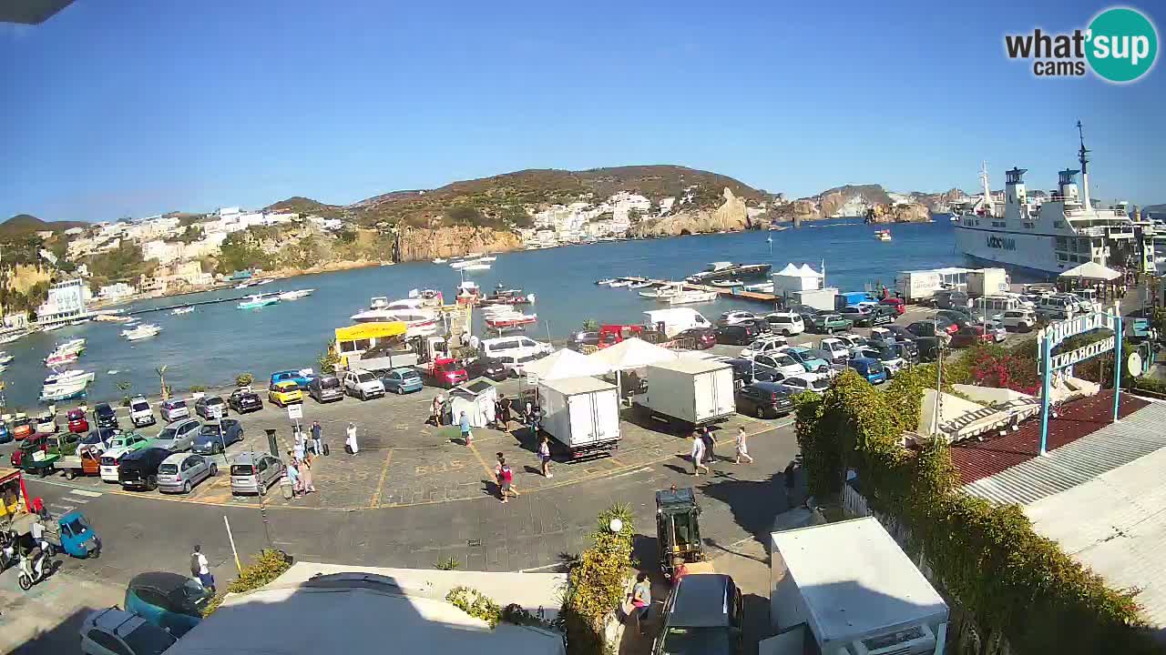 Insel Ponza Hafen webcam – Italien