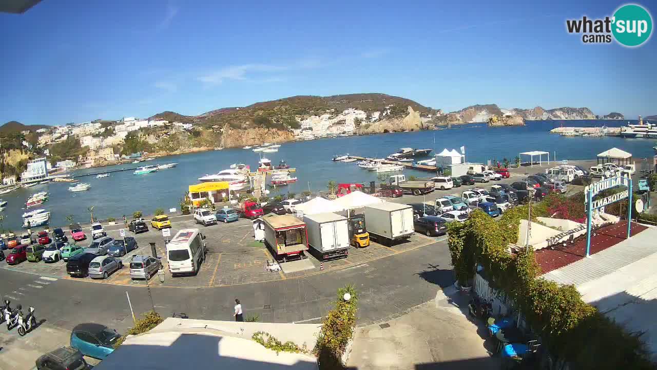 Insel Ponza Hafen webcam – Italien