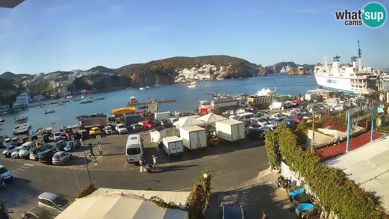 Webcam du port de Ponza – Île de Ponza