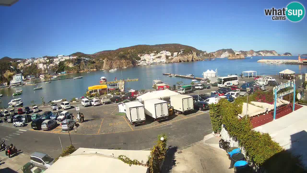 Insel Ponza Hafen webcam – Italien