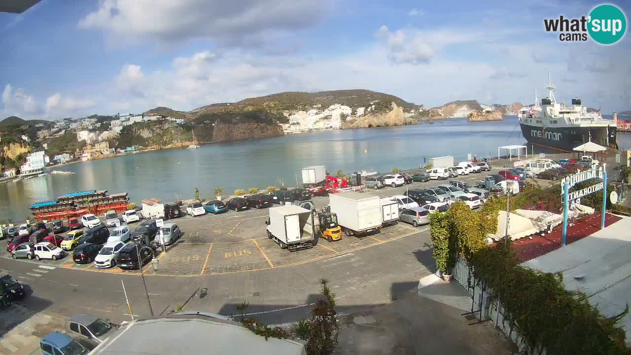Webcam du port de Ponza – Île de Ponza