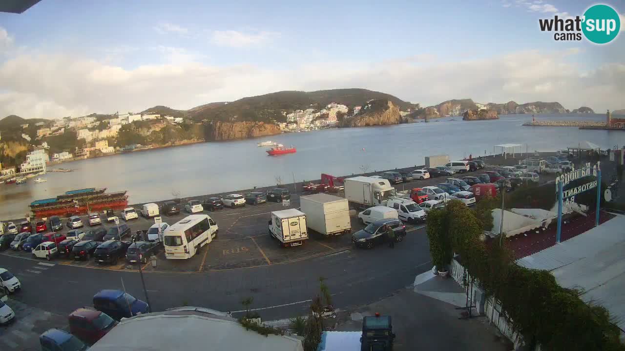 Insel Ponza Hafen webcam – Italien