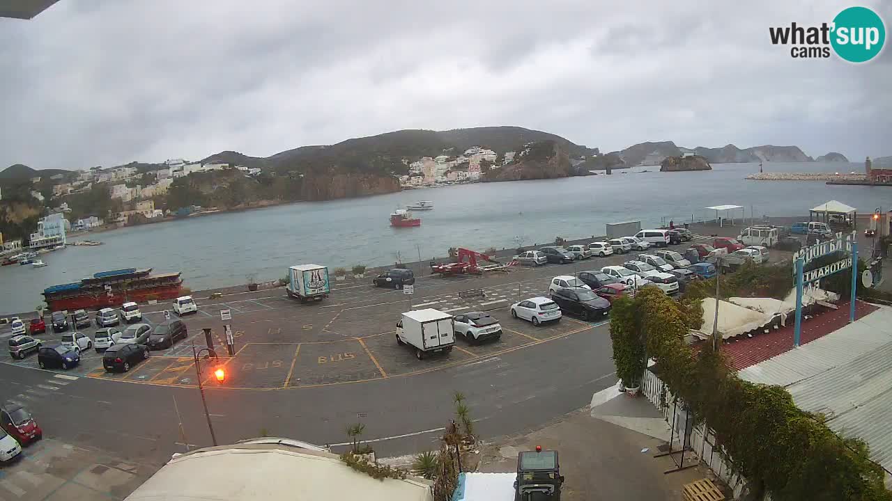 Insel Ponza Hafen webcam – Italien