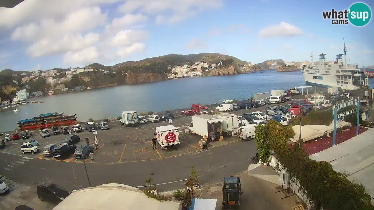 Ponza port webcam – Island of Ponza