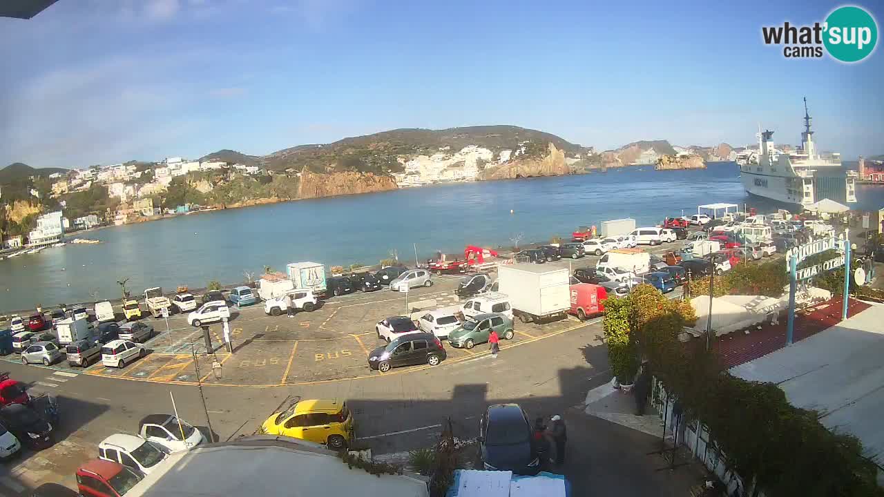 Webcam du port de Ponza – Île de Ponza