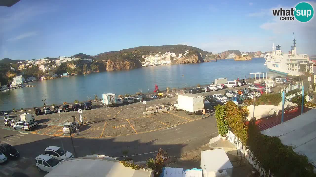 Insel Ponza Hafen webcam – Italien