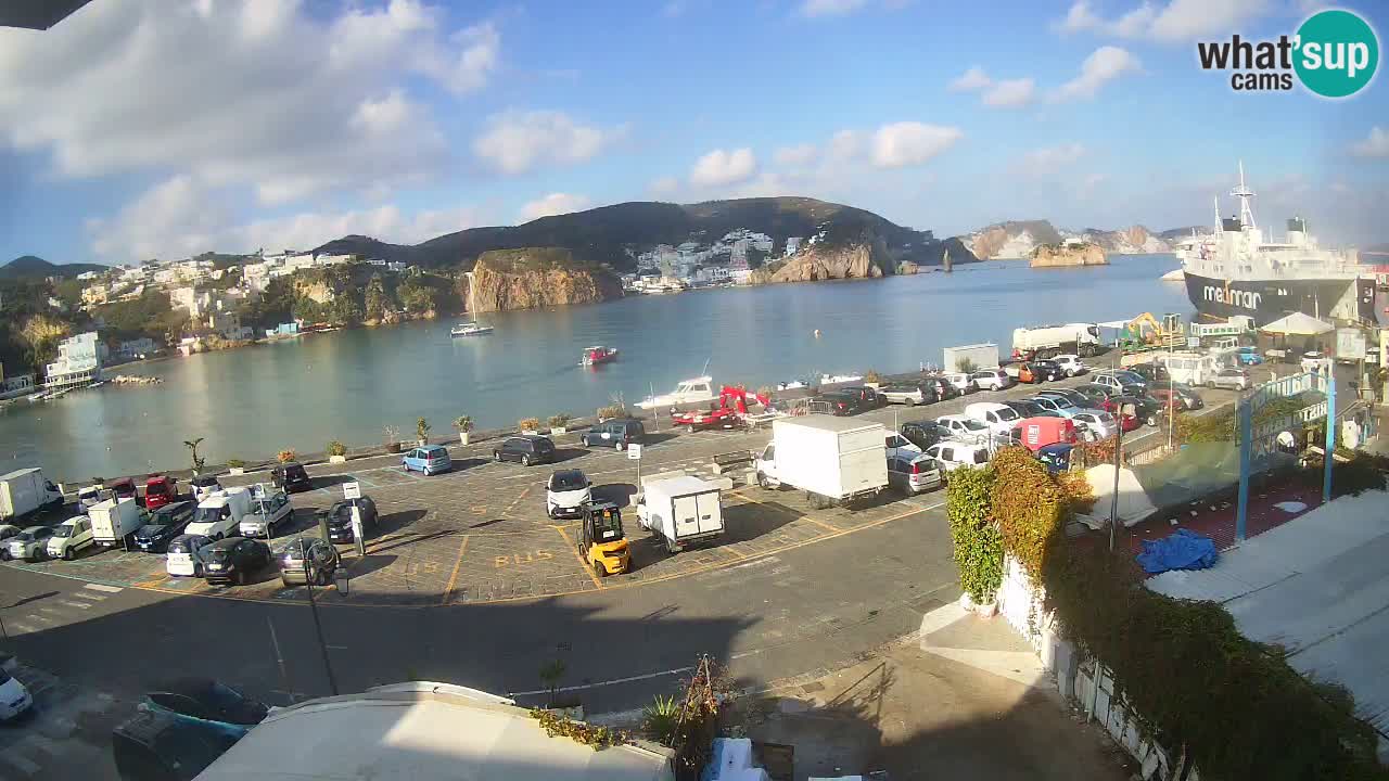 Webcam du port de Ponza – Île de Ponza