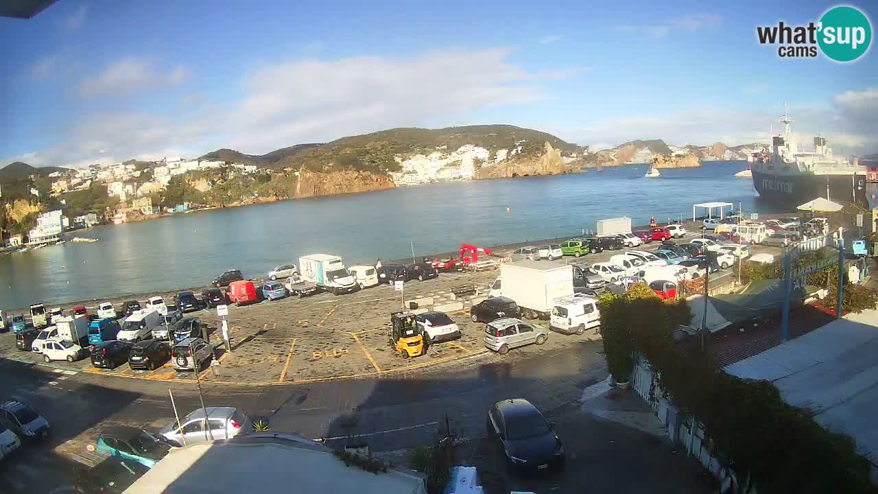 Insel Ponza Hafen webcam – Italien