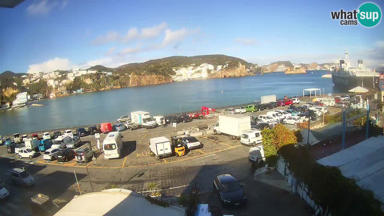 Insel Ponza Hafen webcam – Italien