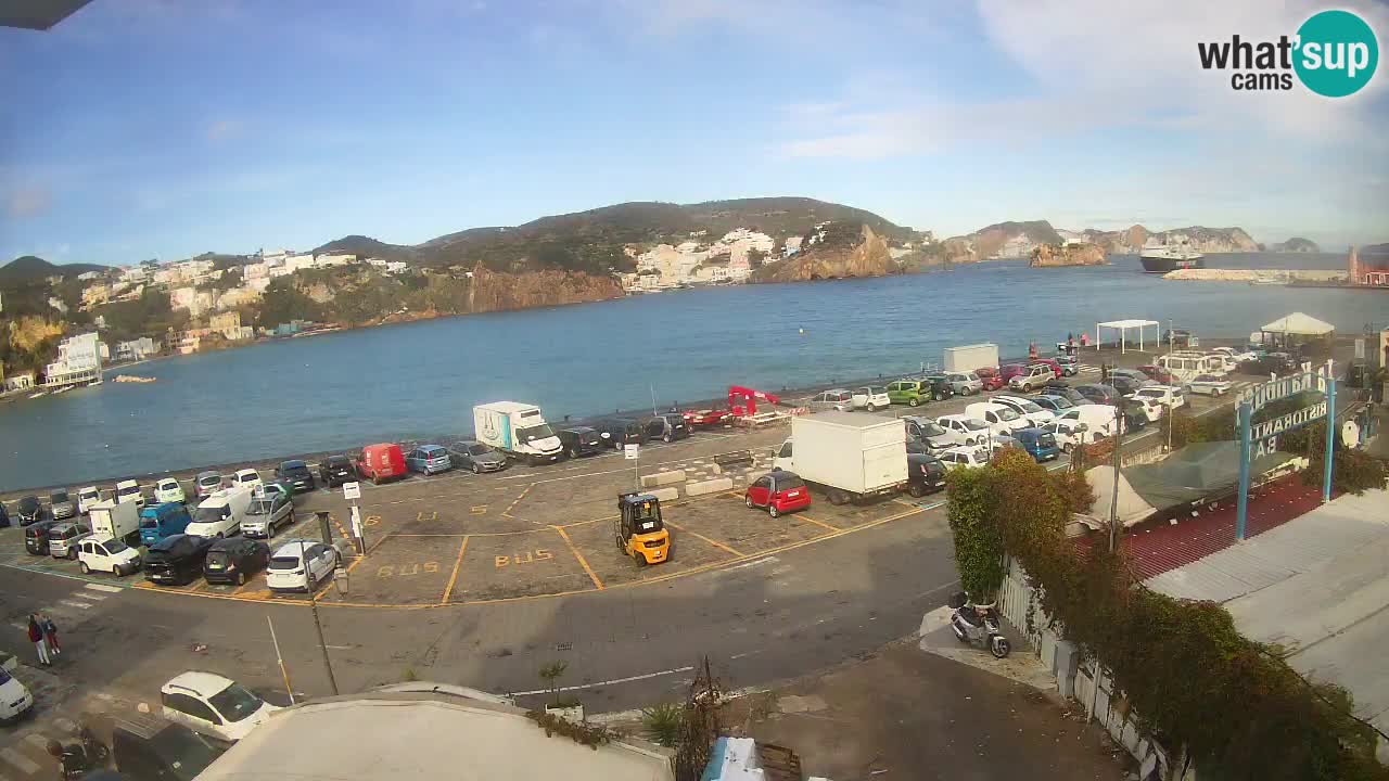 Insel Ponza Hafen webcam – Italien