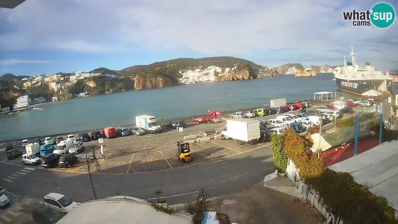 Webcam du port de Ponza – Île de Ponza