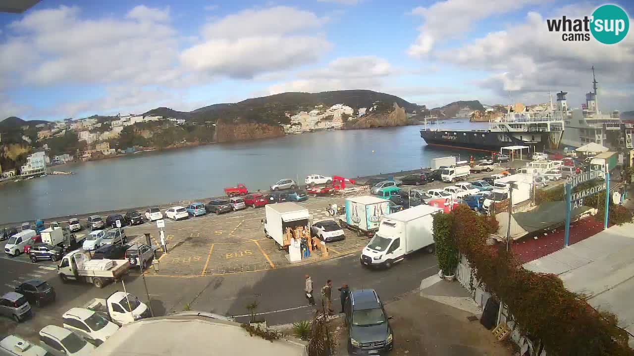 Insel Ponza Hafen webcam – Italien