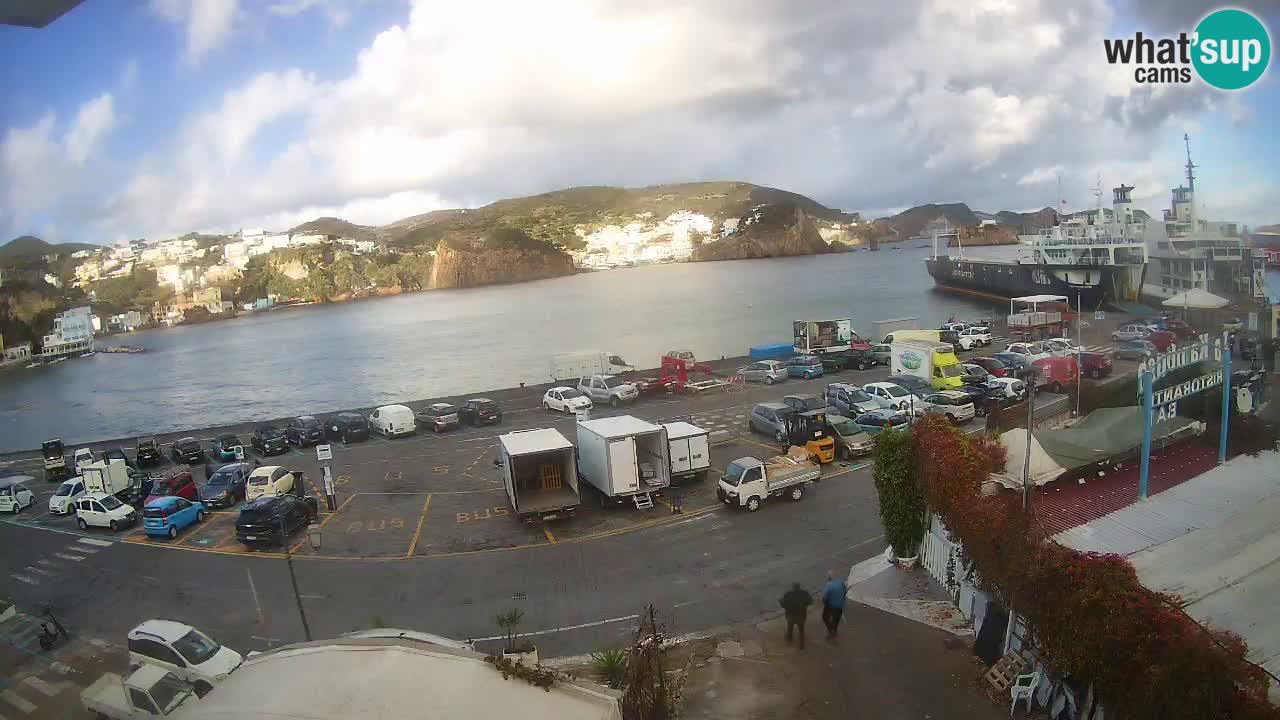 Webcam du port de Ponza – Île de Ponza