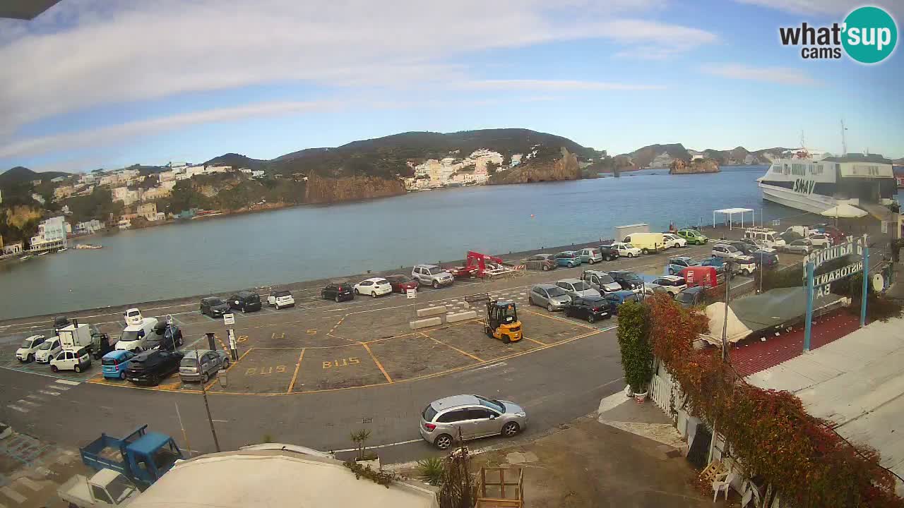 Insel Ponza Hafen webcam – Italien