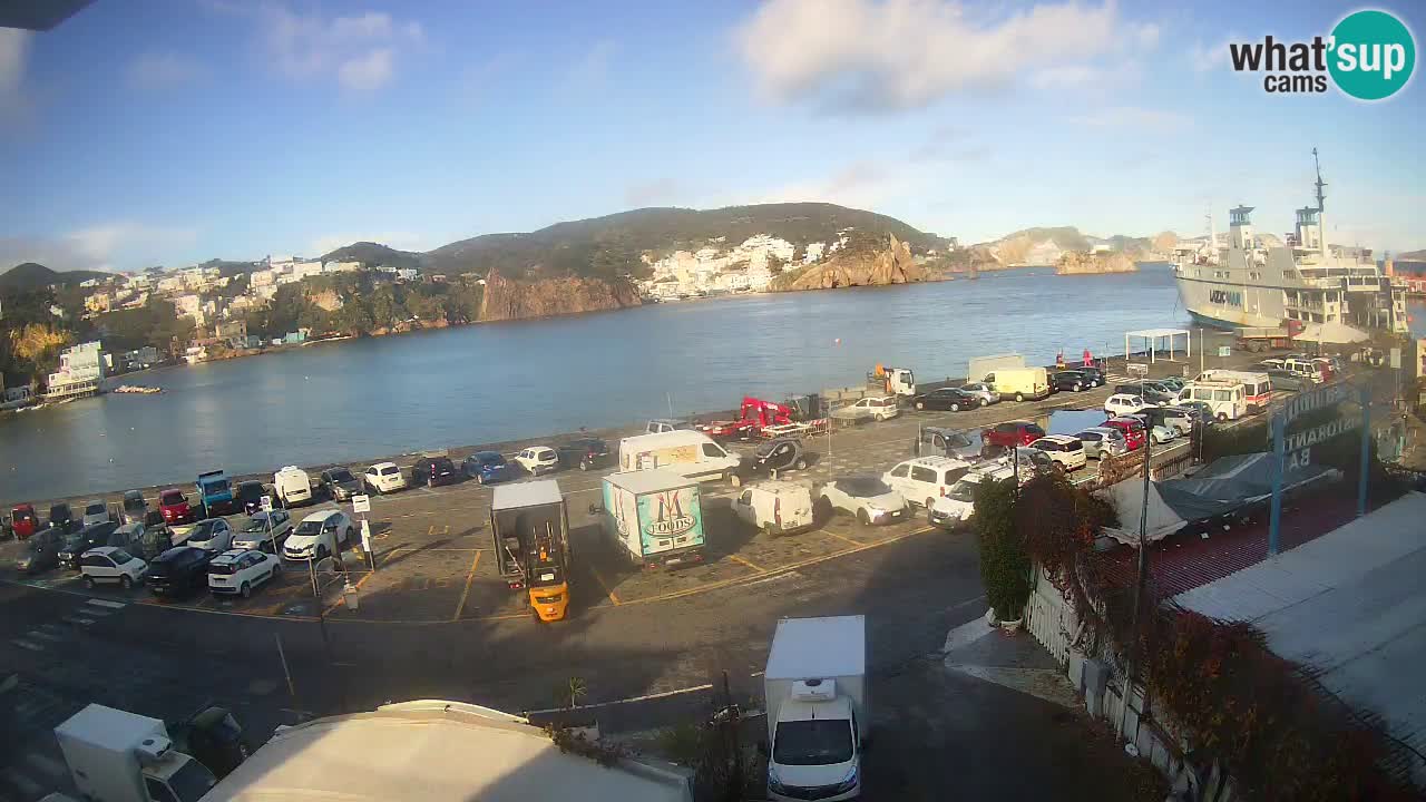 Insel Ponza Hafen webcam – Italien