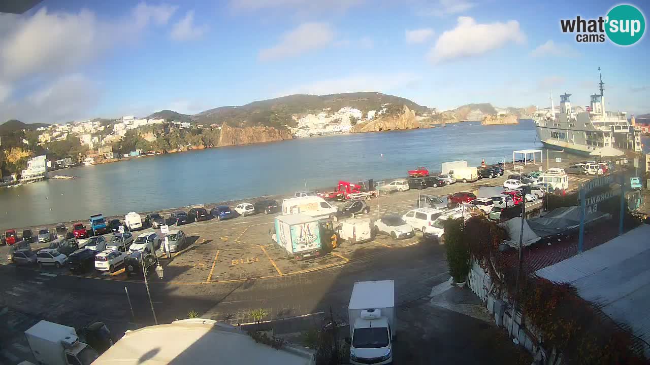 Insel Ponza Hafen webcam – Italien