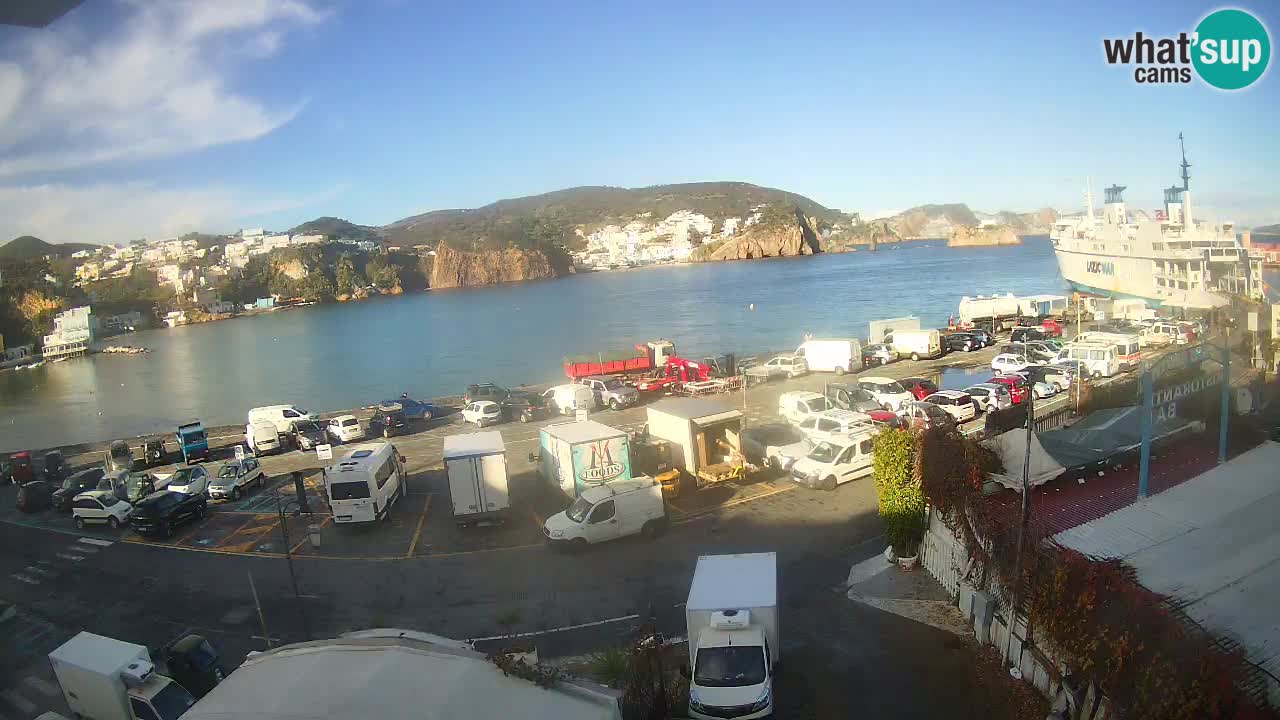 Webcam du port de Ponza – Île de Ponza
