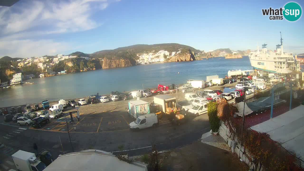 Insel Ponza Hafen webcam – Italien
