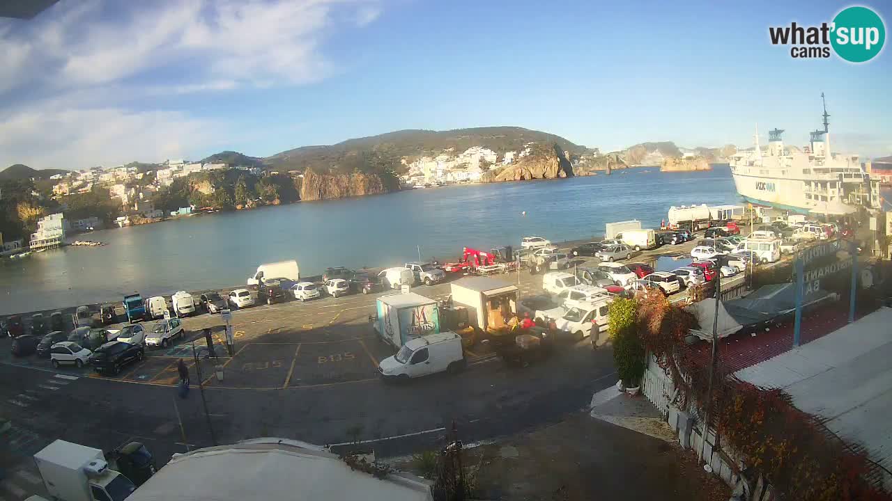 Insel Ponza Hafen webcam – Italien