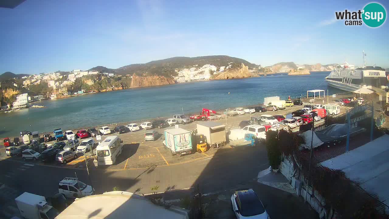 Insel Ponza Hafen webcam – Italien