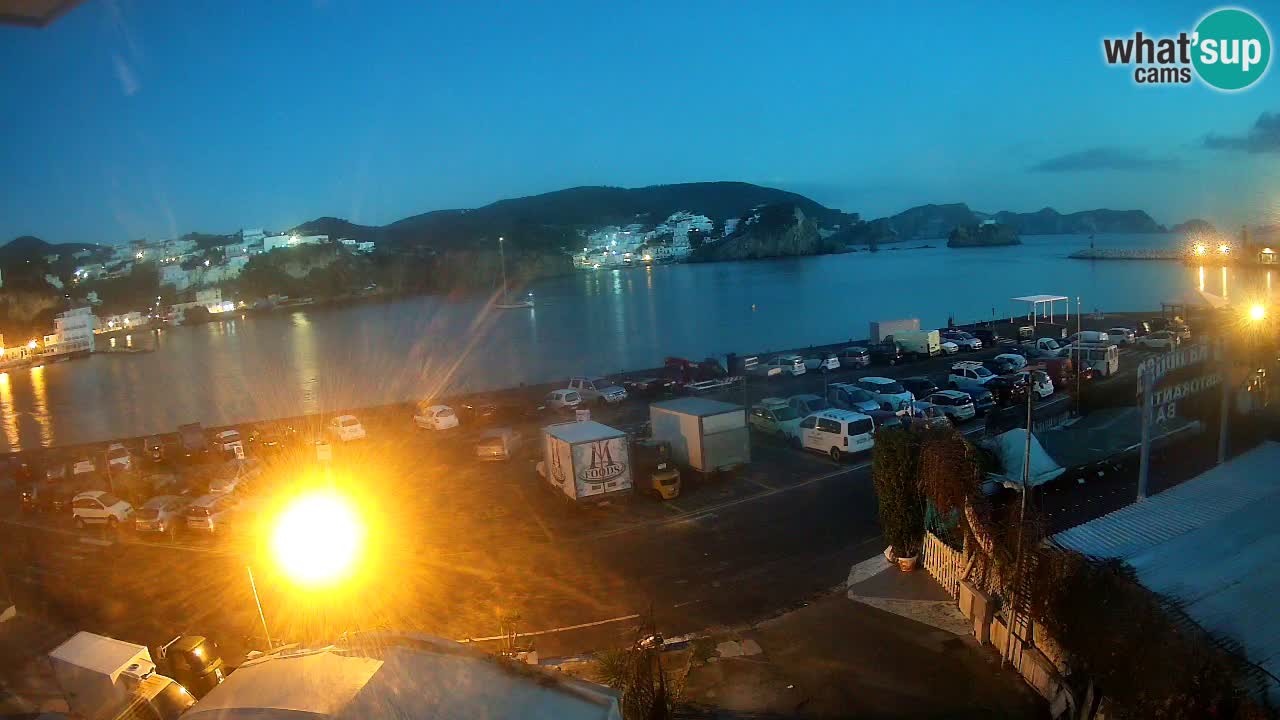 Webcam du port de Ponza – Île de Ponza