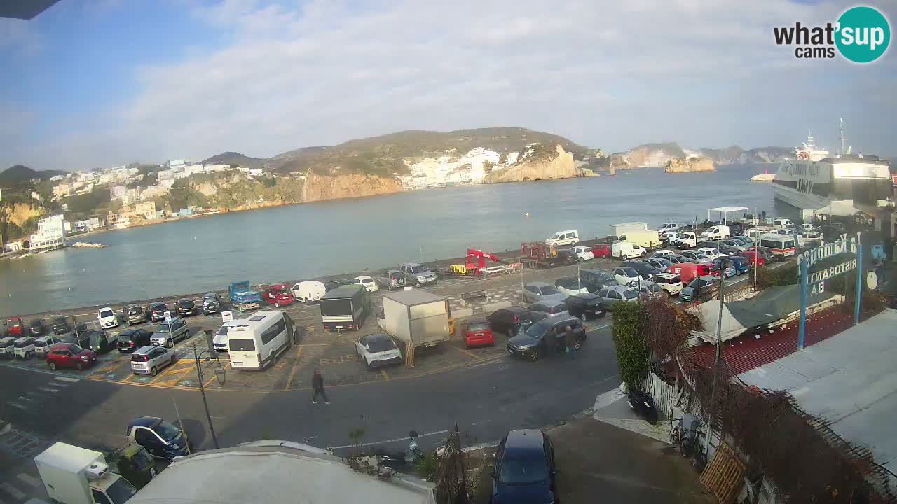 Insel Ponza Hafen webcam – Italien
