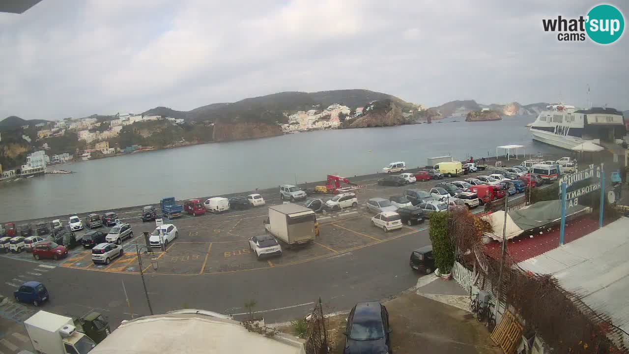 Insel Ponza Hafen webcam – Italien