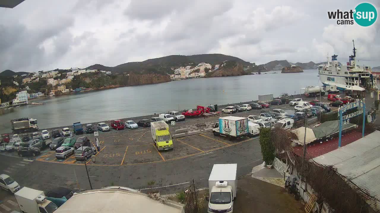 Insel Ponza Hafen webcam – Italien