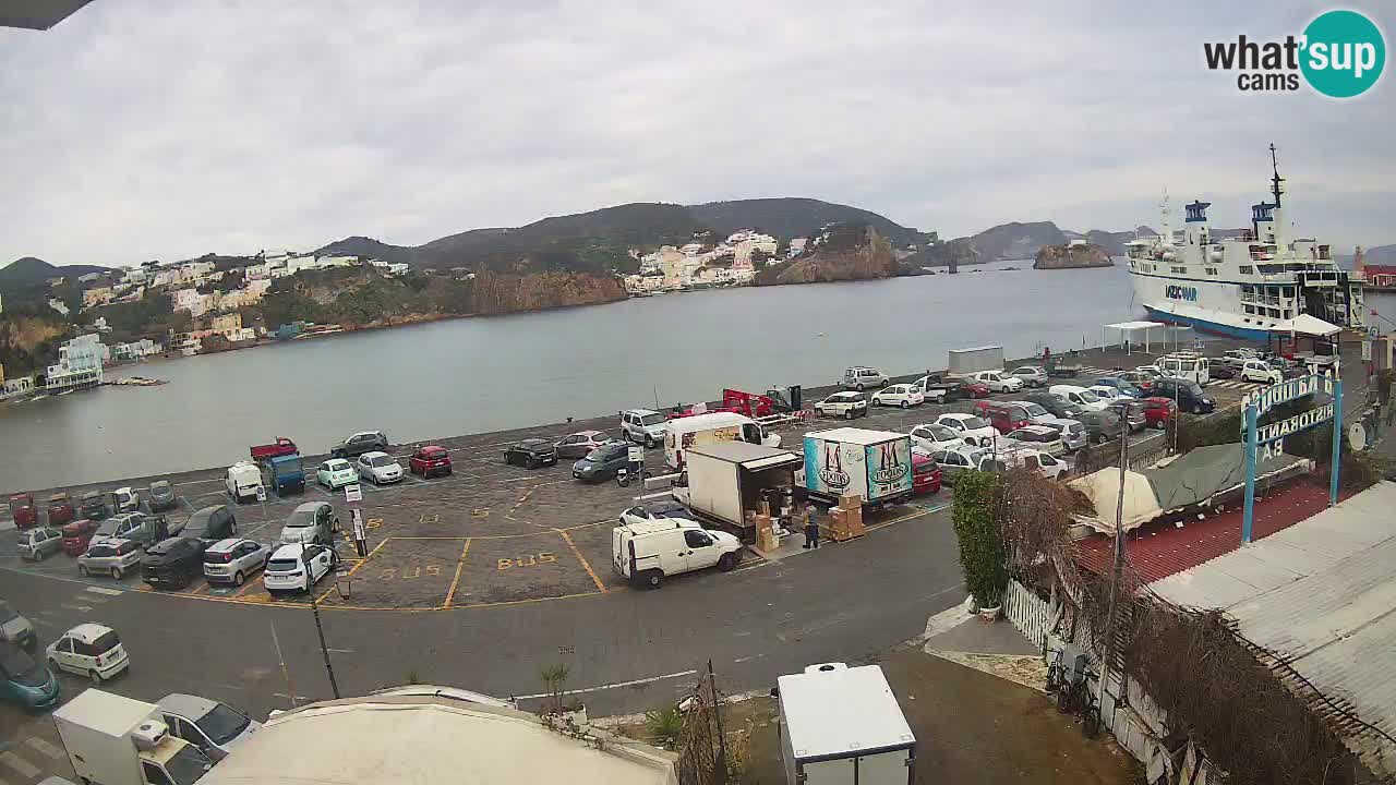 Webcam du port de Ponza – Île de Ponza
