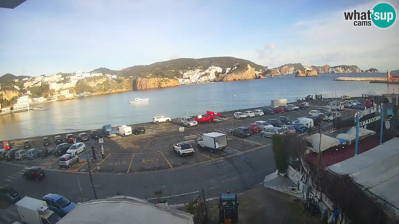 Insel Ponza Hafen webcam – Italien