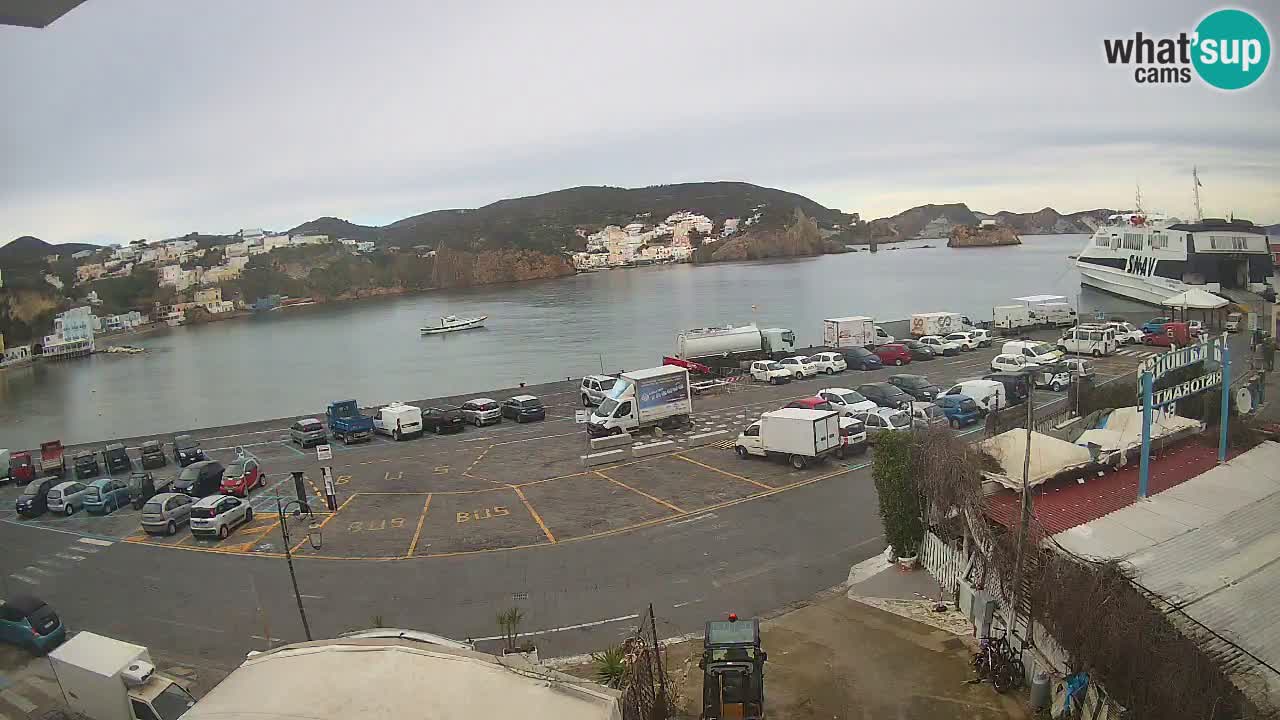 Insel Ponza Hafen webcam – Italien