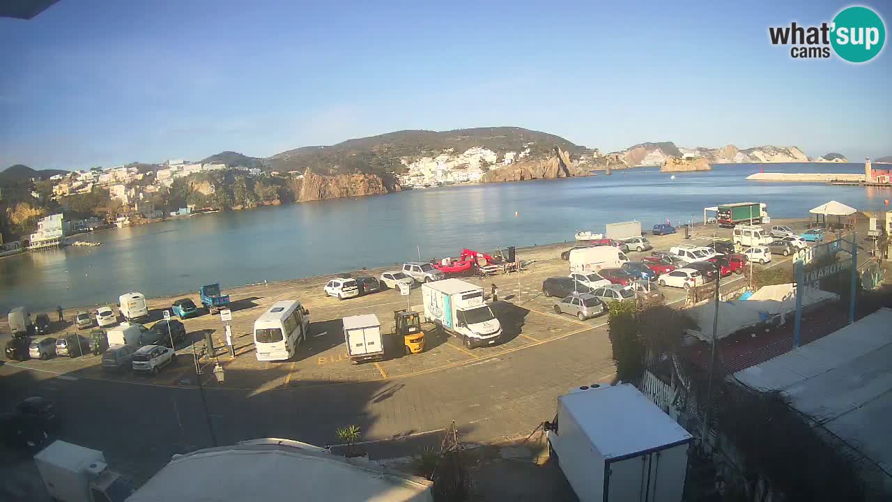 Insel Ponza Hafen webcam – Italien