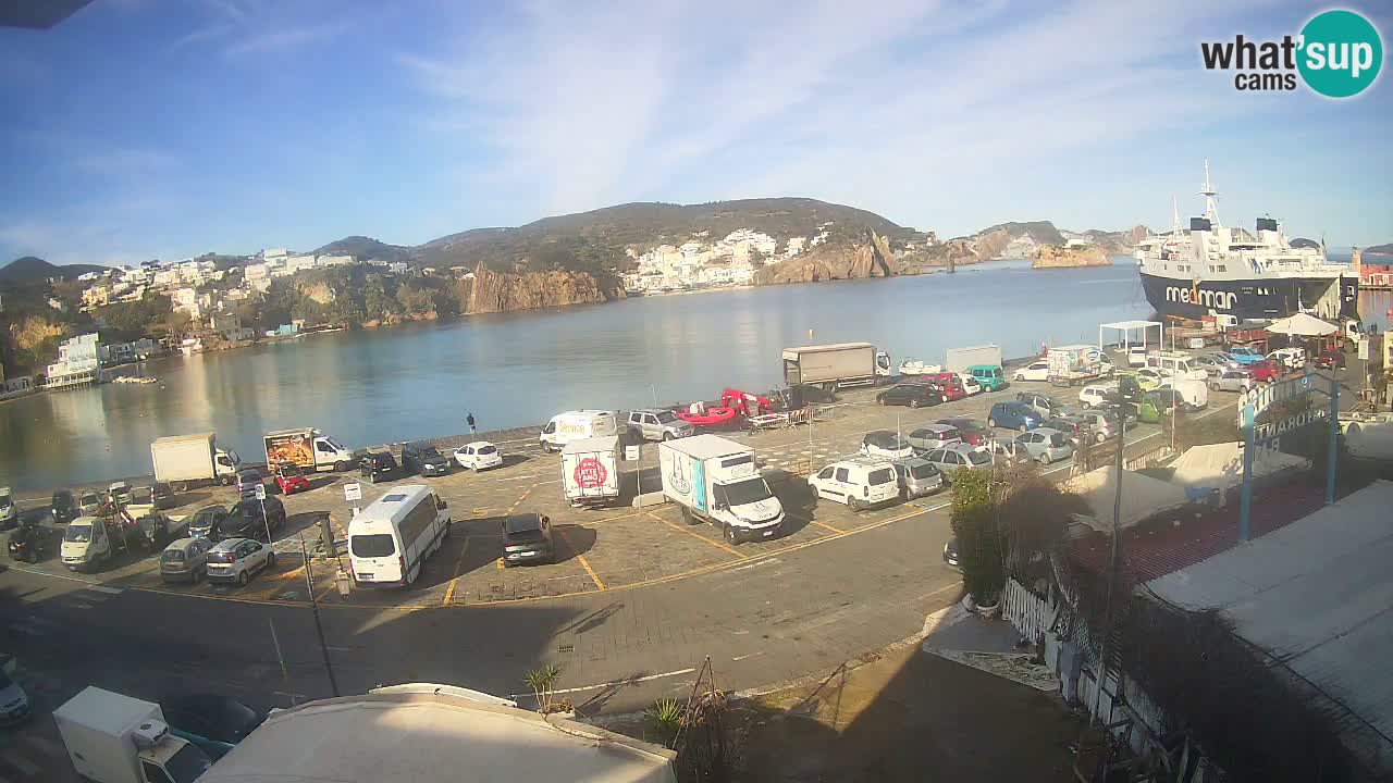Insel Ponza Hafen webcam – Italien