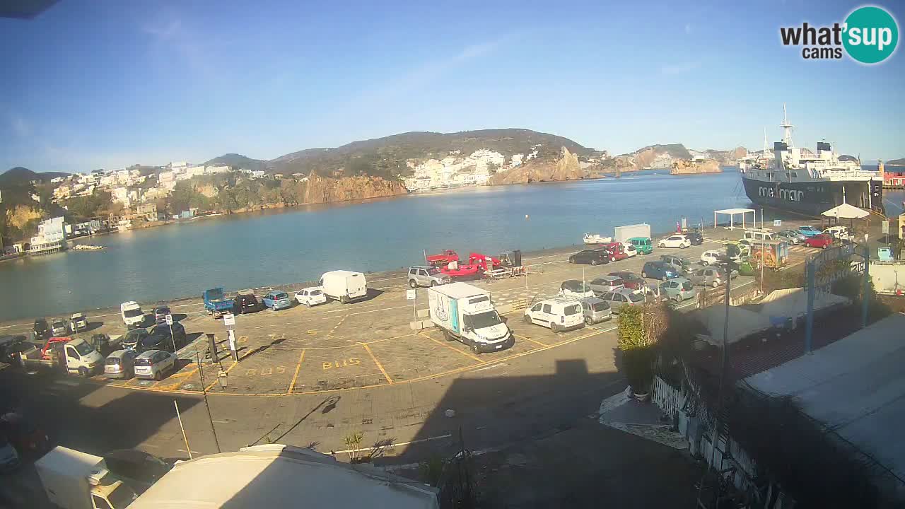 Insel Ponza Hafen webcam – Italien